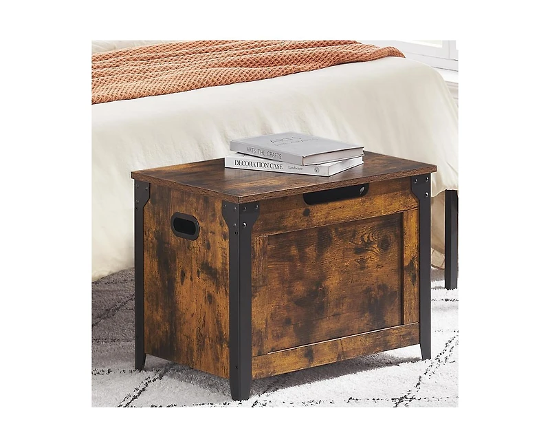 gaomon Storage Chest, Wooden Storage Trunk, Storage Bench with Safety Hinge and Lift-Top for Entryway, Bedroom, Living Room