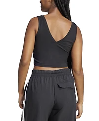 adidas Women's Essentials Small Logo Cotton Tank Top