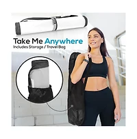 SereneLife 9.8 ft. Floor Tumble Track Mat with Electric Air Pump