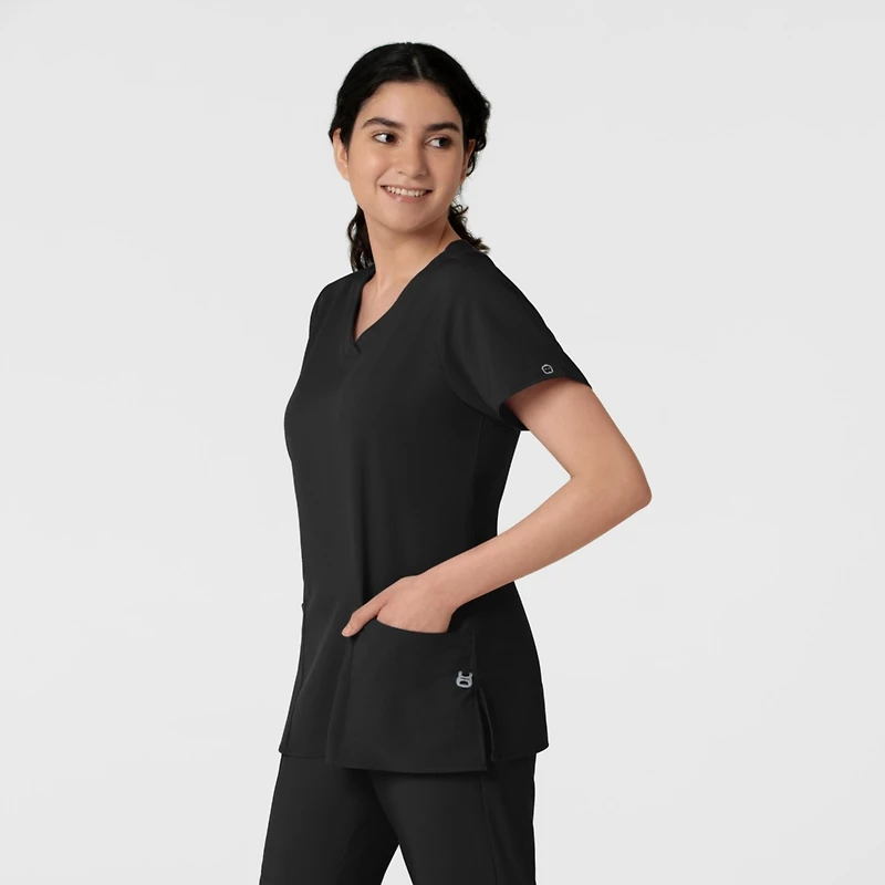 Wink Women's W123 Basic V-Neck Scrub Top