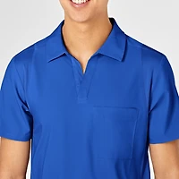 Wink Men's W123 Collar Scrub Top