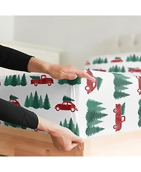 Christmas 4 Piece Microfiber Sheet Set (King