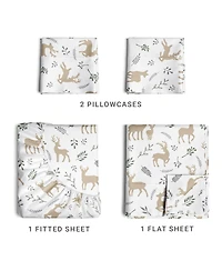 Christmas 4 Piece Microfiber Sheet Set (Queen