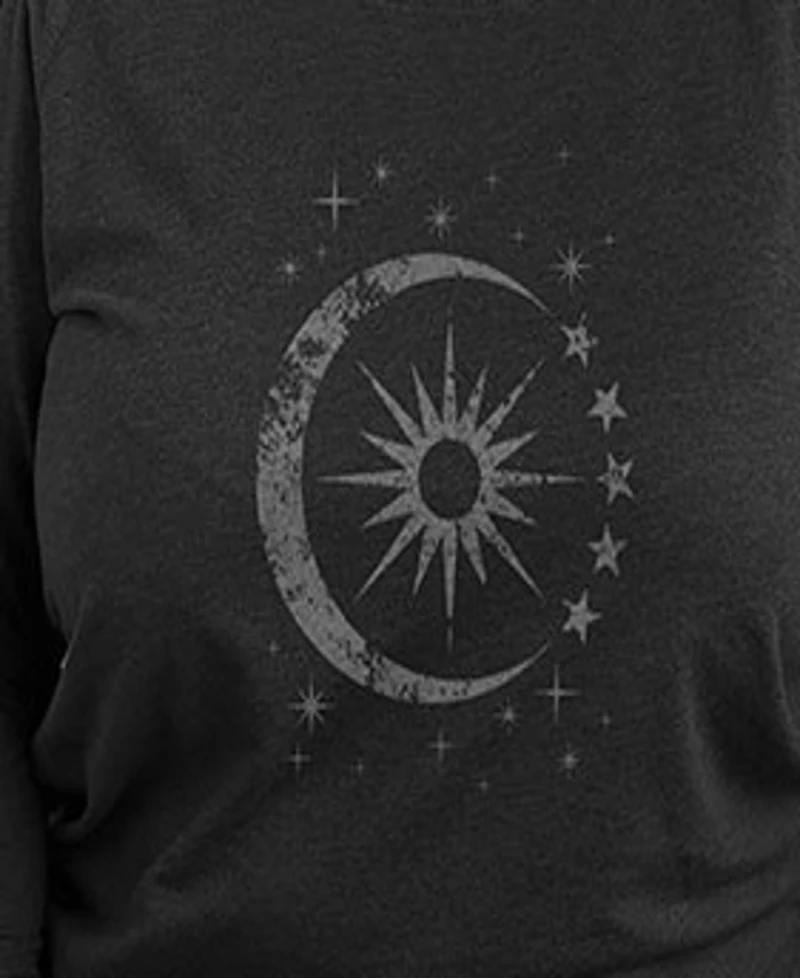 Hybrid Apparel Plus Trendy Stars Moon Graphic Pullover Top