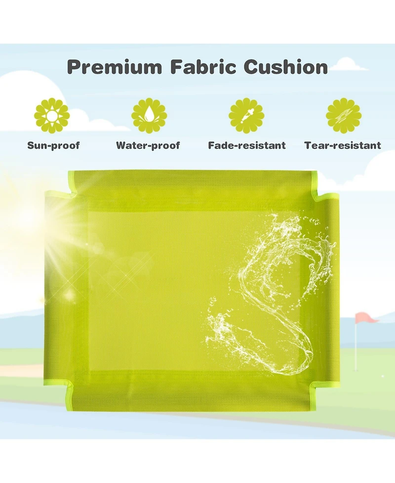 Gouun Kids Climbing Dome with Slide and Fabric Cushion for Garden Yard