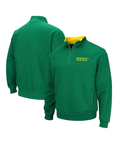 Colosseum Men's Green Oregon Ducks Tortugas Quarter-Zip Sweatshirt