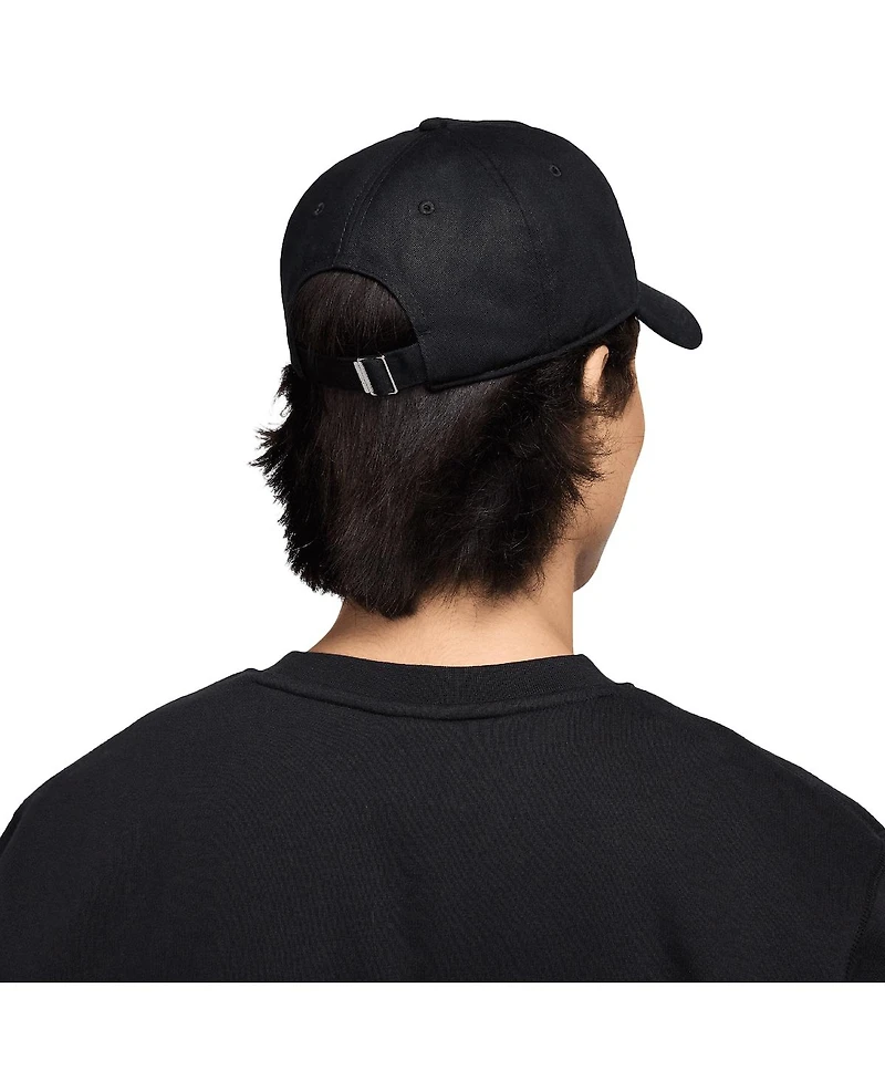 Nike Men's Black Air Force 1 Club Patch Adjustable Hat