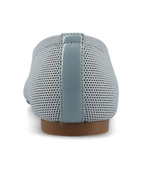 Journee Collection Women's Minnah Knit Pointed Toe Dress Flats