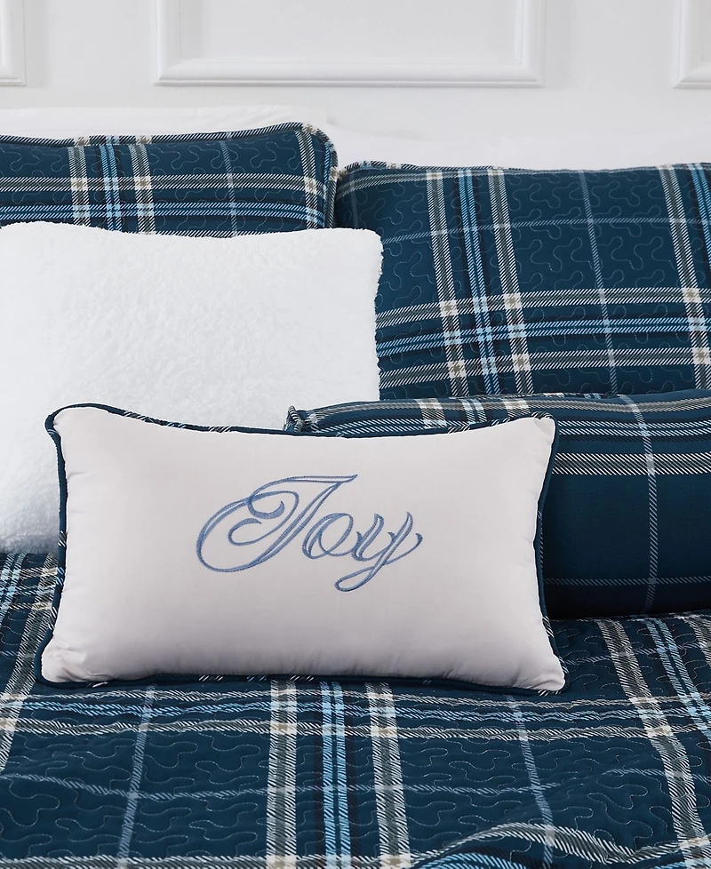 Southshore Fine Linens Vilano Plaid 6-Pc. Quilt Set