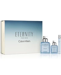 Calvin Klein Men's 3-Pc. Eternity Aqua Eau de Toilette Gift Set