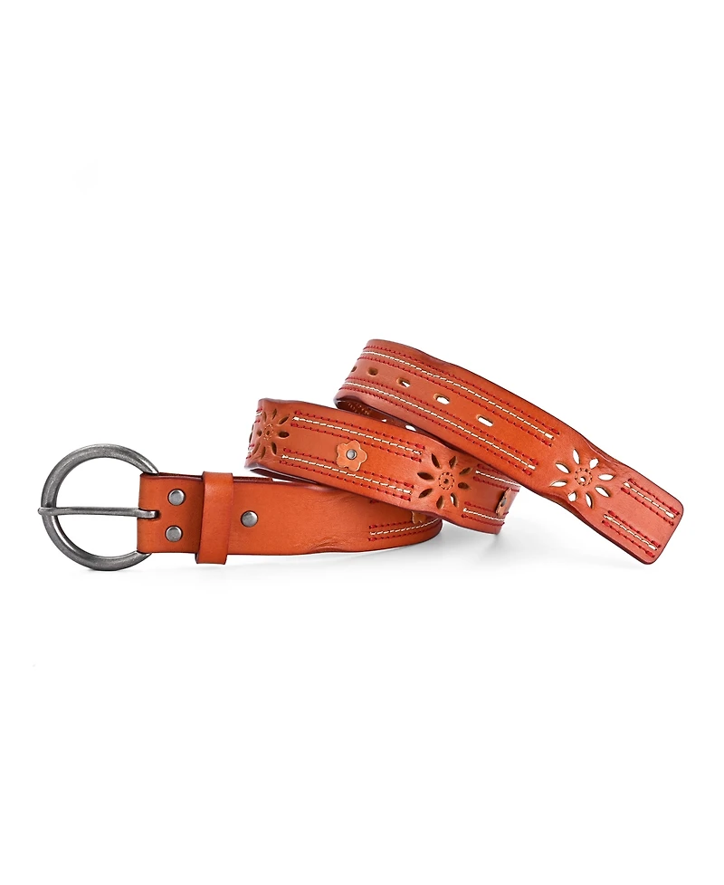 Old Trend Women's Blossom Valley Leather Belt