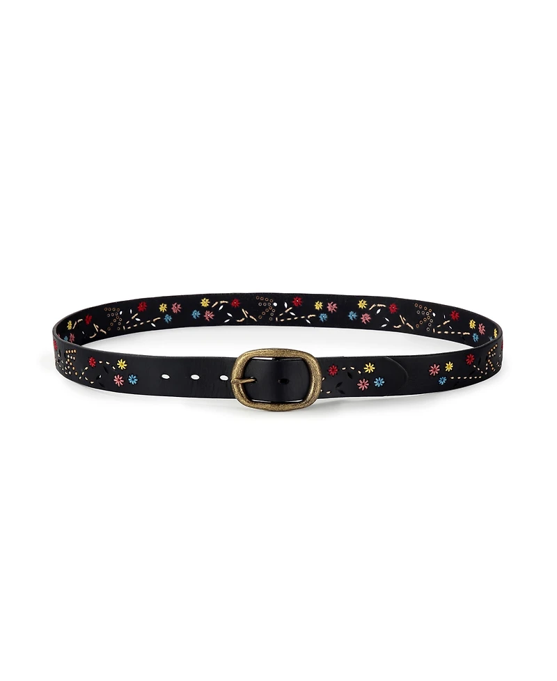 Old Trend Women's Blossom Leather Belt