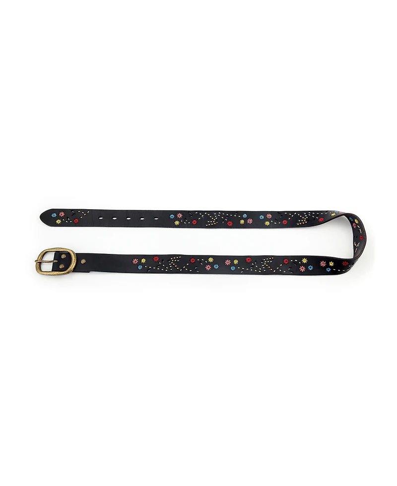 Old Trend Women's Blossom Leather Belt