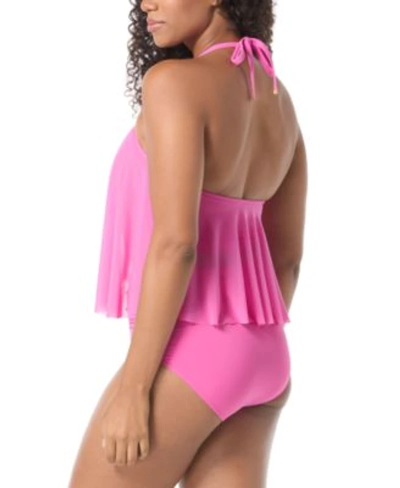 Coco Reef Womens Quartz Mesh Underwire Tankini Top Impulse High Waist Bikini Bottoms