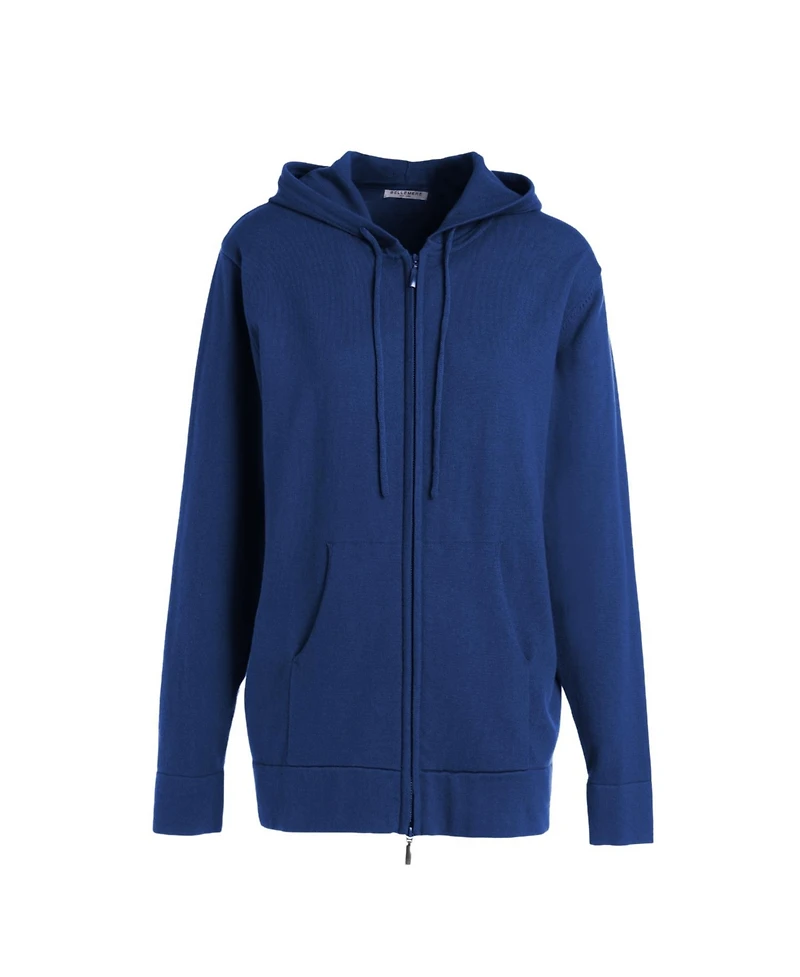 Bellemere New York Men's Cotton Cashmere Full Zip Hoodie