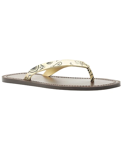Arezzo Women's Paislee Round Toe Flat Sandals