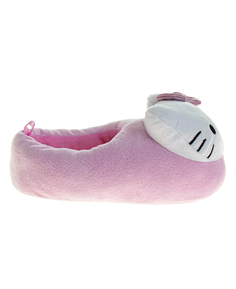 Hello Kitty Little and Big Girls Dual Sizes 3D Slippers