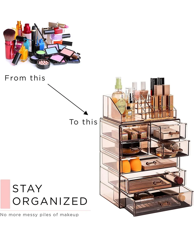 Sorbus Medium Makeup Organizer Set