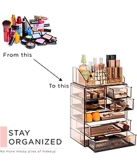 Sorbus Medium Makeup Organizer Set