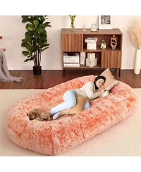 gaomon Human Sized Dog Bed for Adult People,71"x43.3"x10" Large Dog Bed