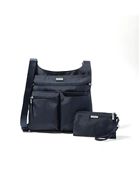 Baggallini On Track Zip Crossbody Bag