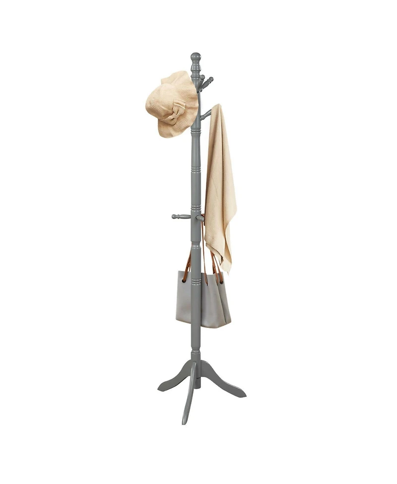 Gouun Entryway Height Adjustable Coat Stand with 9 Hooks