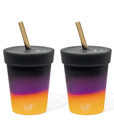 Kids Straw Tumblers 8oz: 2 pk - Sun Storm