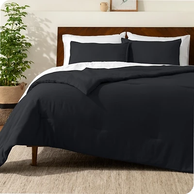 Bare Home Track Stitch Comforter Set