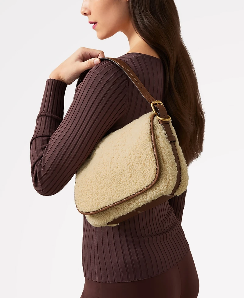 Radley London Grafton Street Shearling Small Flapover Crossbody