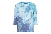 Olsen Women's Abstract Floral Print Shirt