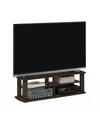 Furinno Mid-century 3-Tier Entertainment Center Tv Stand for TVs up to 45"