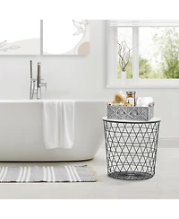 Sorbus 2-Pack Handmade Storage Paper Rope Baskets Set: Bohemian Design for Household Essentials - Durable, Compact, Perfect All Decor