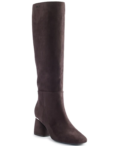 Dkny Women's Cana Knee High Block Heel Boots
