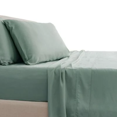 Cariloha Classic 4 Piece Twill Sheet Set Ivory Queen Viscose Material Extra Soft Cooling For Hot Sleepers Corner Bands