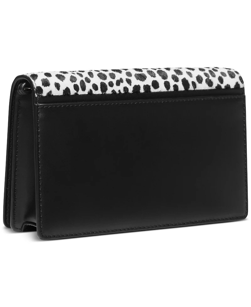 Michael Michael Kors Jet Set Small Calf Hair Flap Chain Crossbody