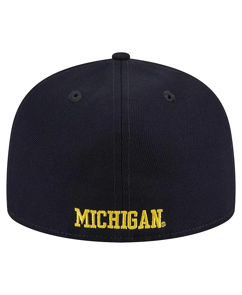 New Era Men's Navy Michigan Wolverines 59FIFTY Fitted Hat