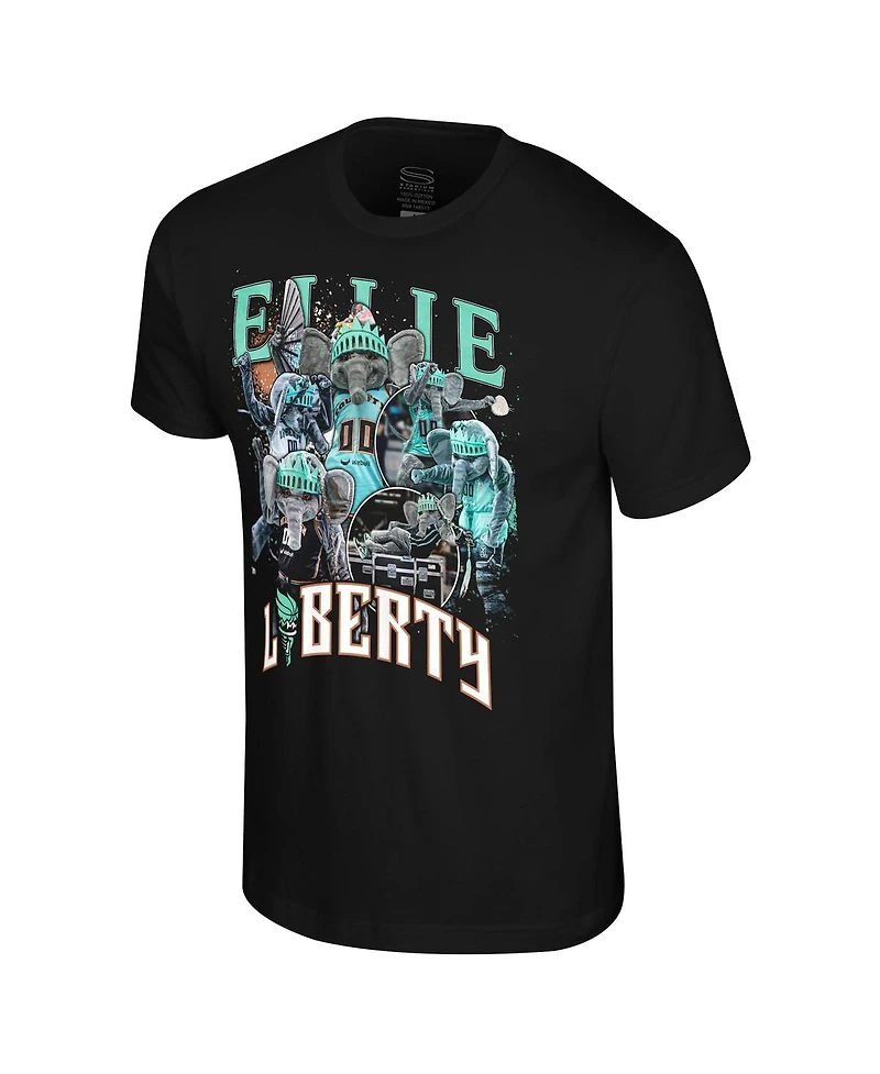 Stadium Essentials Men's and Women's Black New York Liberty Ellie Crossroads T-Shirt