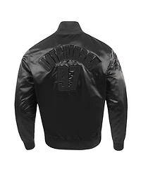 Pro Standard Men's Aidan Hutchinson Black Detroit Lions Player Full-Snap Jacket