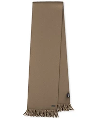 Hugo Men's Albas Wool Raschel Fringed 67" Scarf