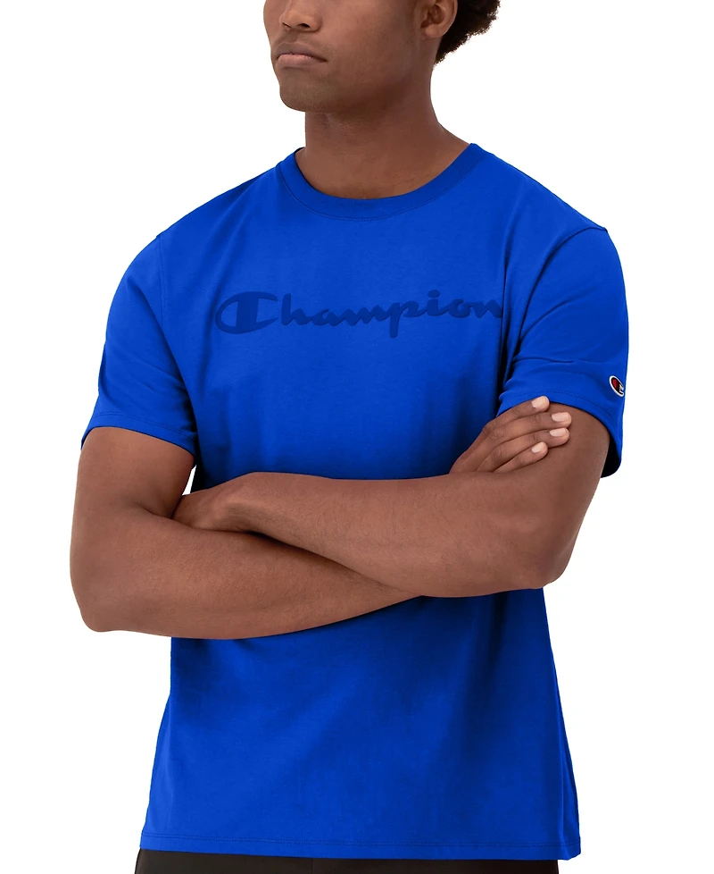Champion Men's Classic Logo Crewneck Short-Sleeve T-Shirt