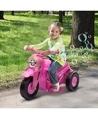 Qaba Ride on Motorcycle, 6V Bubble Car w/ Music