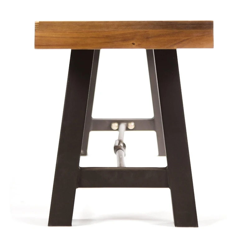 Acacia Wood Dining Bench–Indoor/Outdoor Bench for Living Room or Patio(2PK)-The Pop Home