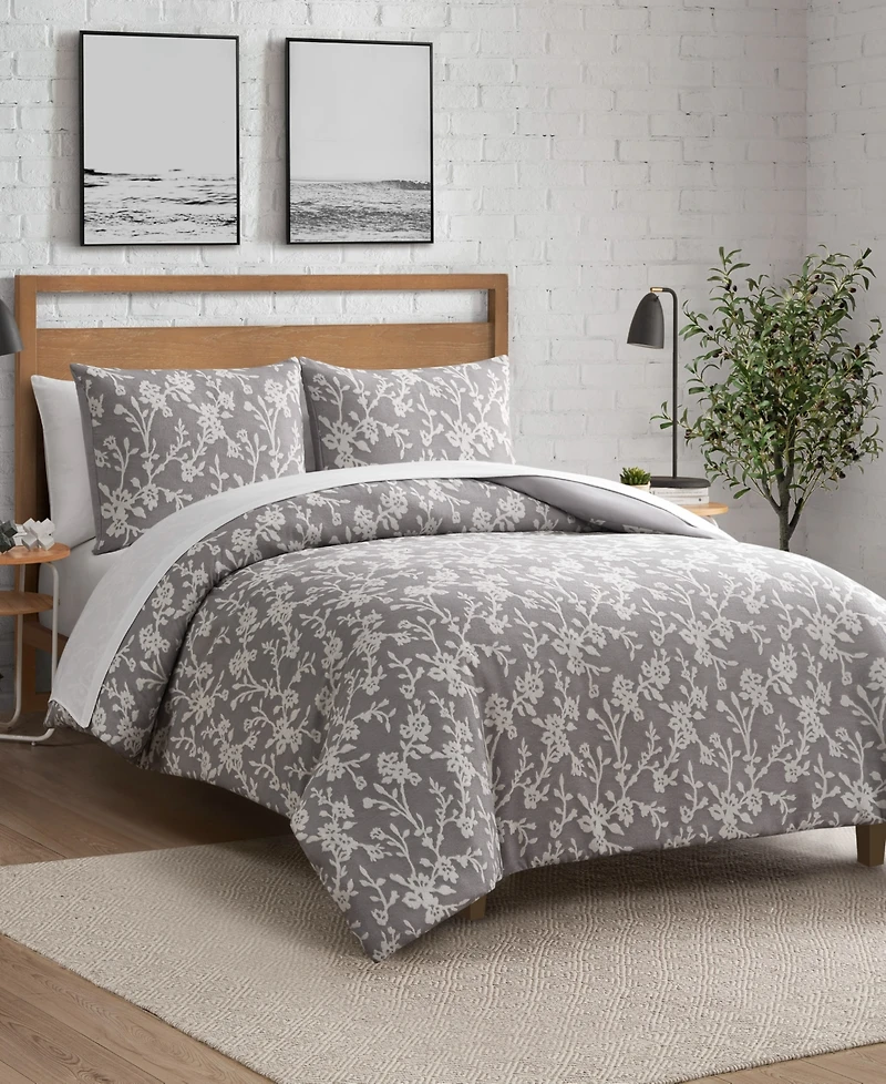Lucky Brand Fiora Floral 3-Pc. Duvet Cover Set, King