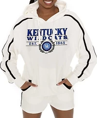 Gameday Couture Women's Cream Kentucky Wildcats Down, Set, Go Pullover Hoodie and Shorts Set