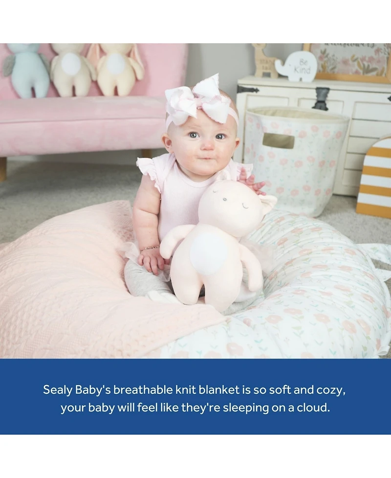 Sealy Baby Printed Knit Blanket - Drops