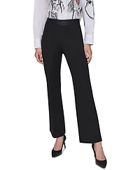 Karl Lagerfeld Paris Women's Pull-On Boot-Cut Pants
