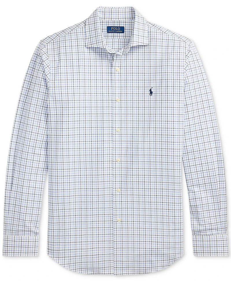 Polo Ralph Lauren Men's Classic Tattersall Stretch Poplin Shirt