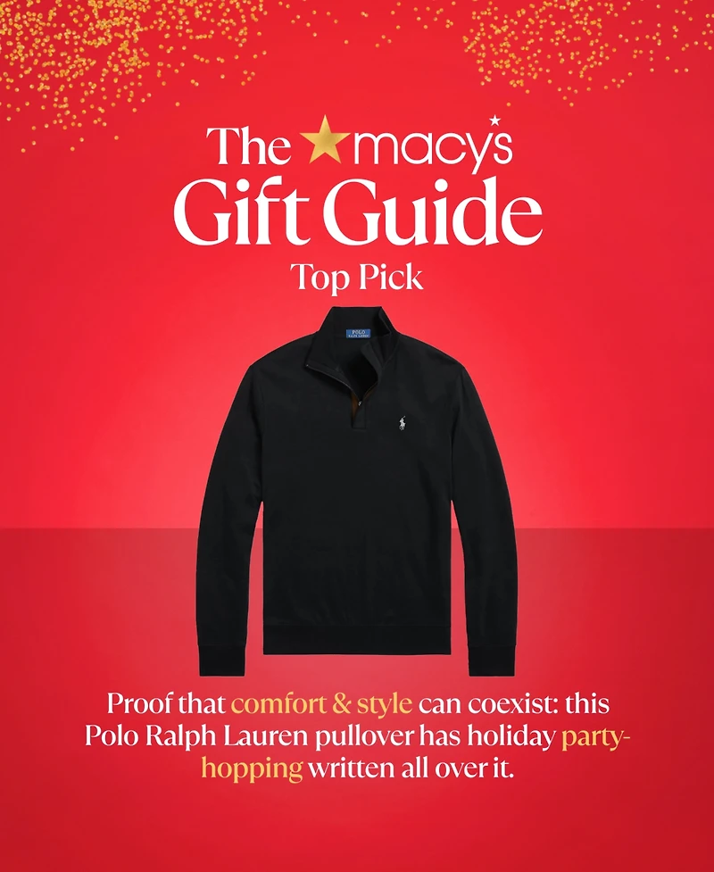 Polo Ralph Lauren Men's Estate-Rib Cotton Quarter-Zip Pullover