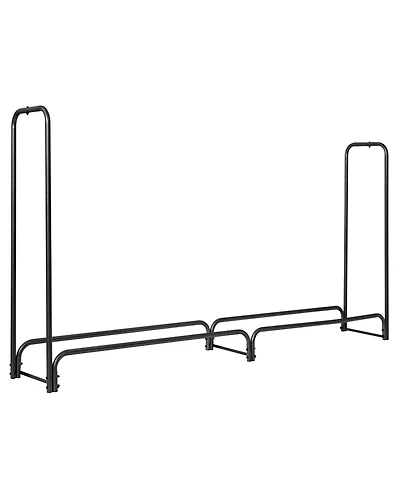 Gouun 8 Feet Firewood Storage Log Rack-8 Feet