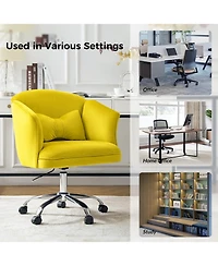 Hulala Home Samuel Modern Office Chair with Flared Arm